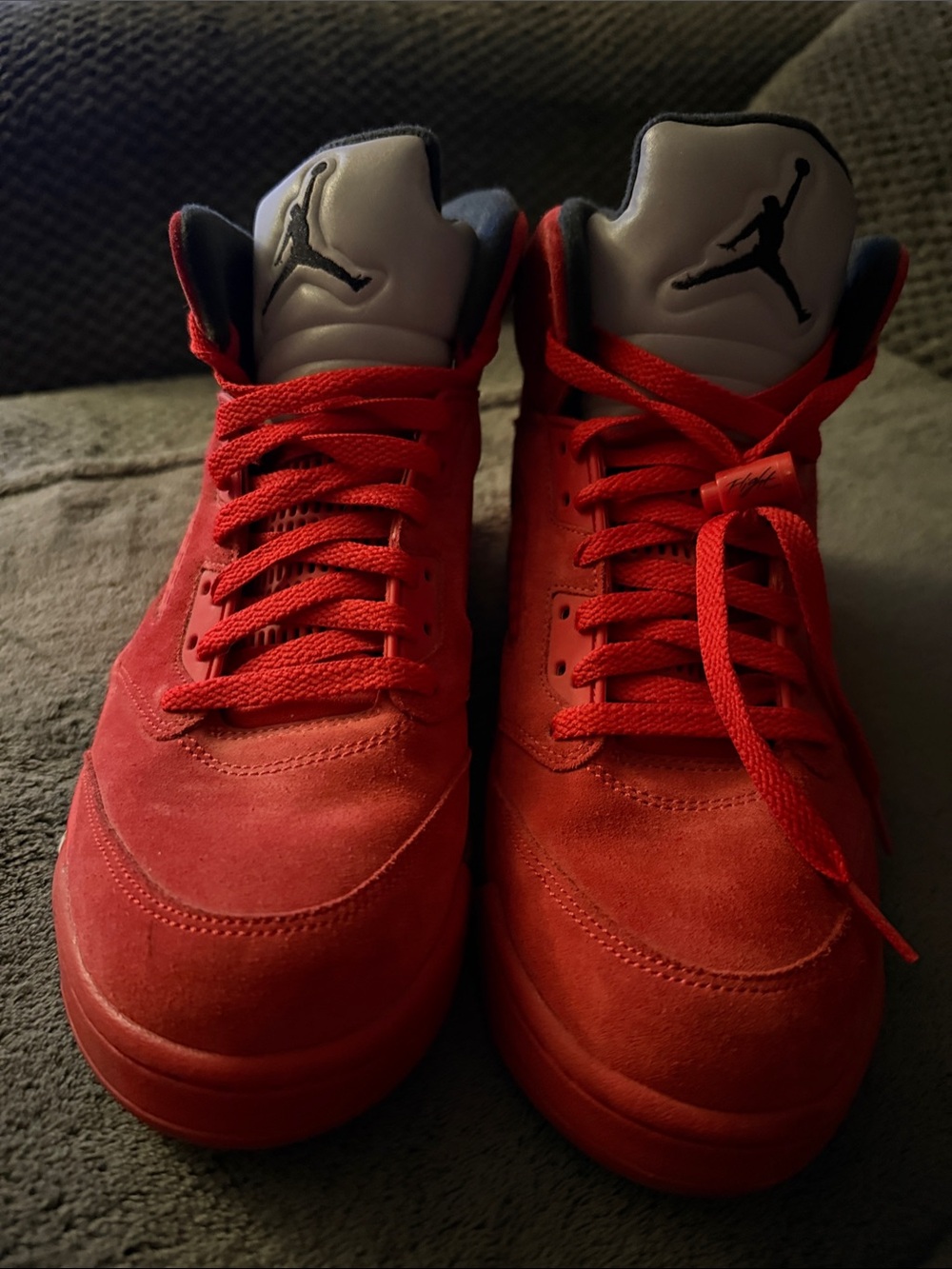 Jordan 5 Red Suede
